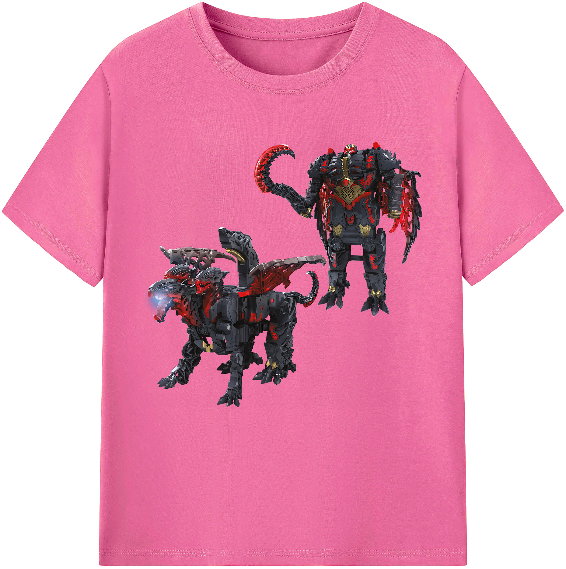 （画像用） Transformers トランスフォーマー レディースカジュアルプリントTシャツ（綿100％）